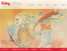 Tablet Screenshot of foleygallery.com
